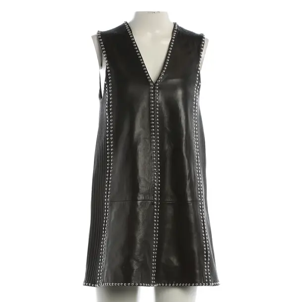 Dress, in Black, Leather, Golden Goose