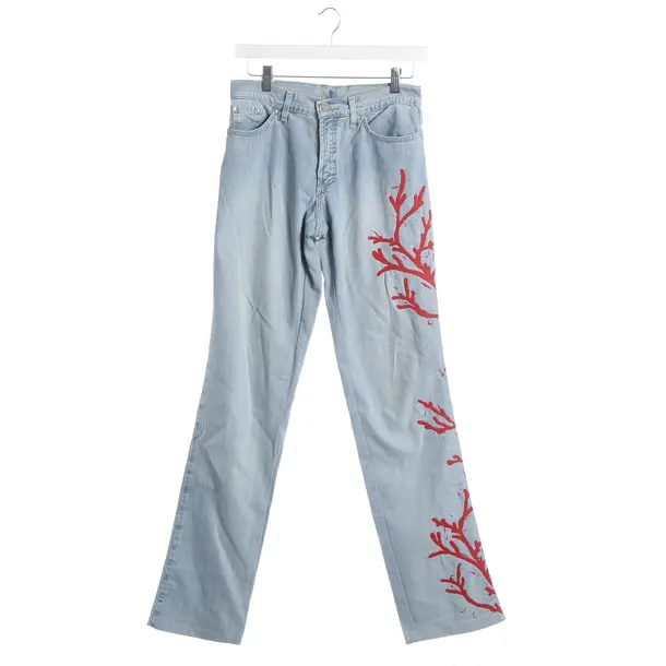 Jeans straight fit, in Azzurro, Cotone, Versace Jeans Couture