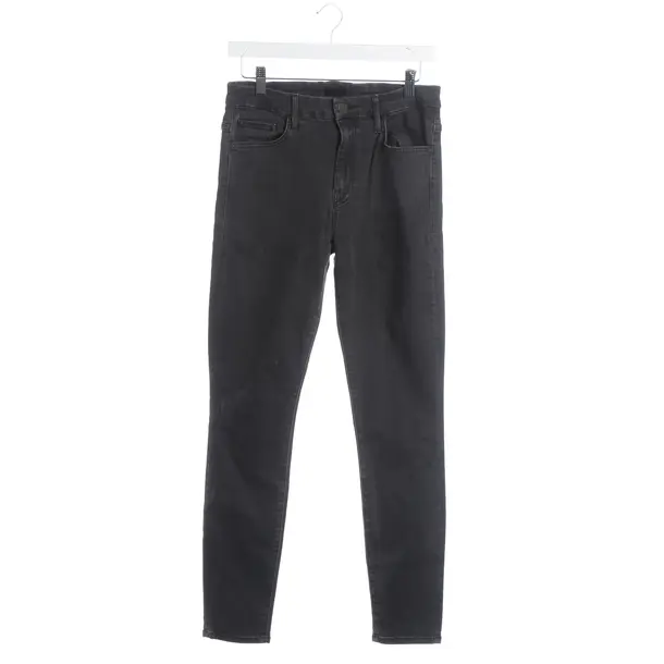 Skinny Jeans, in Dark Gray, Cotton, Mother