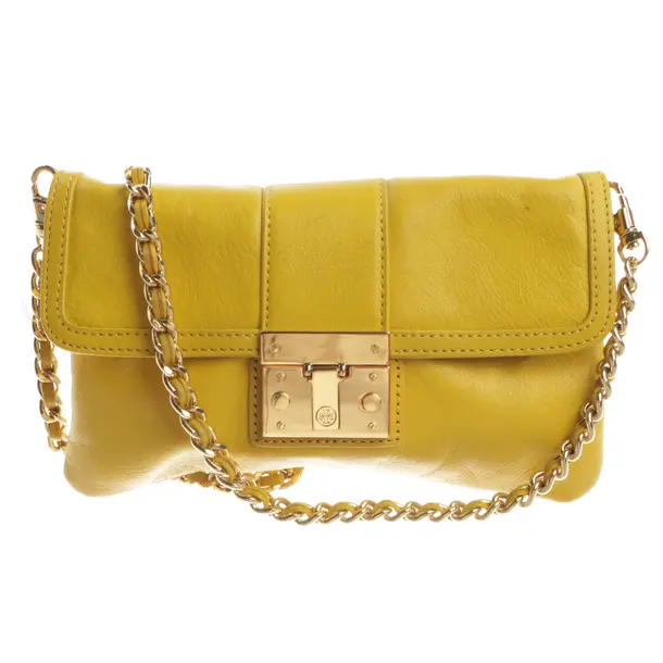 Cross Body Bag, in Yellow, Leather, Tory Burch