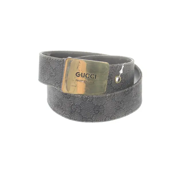 Gürtel, in Dunkelgrau, Leder, Gucci