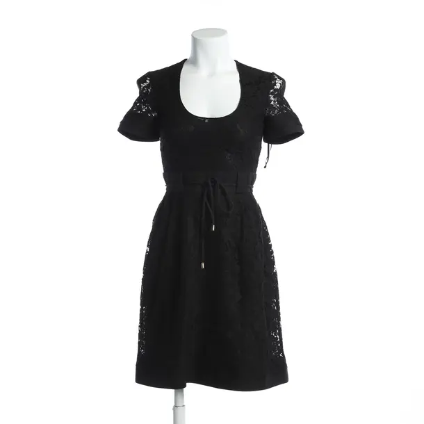 Cocktailkleid, in Schwarz, Baumwolle, Valentino
