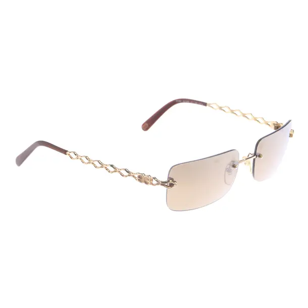 Sonnenbrille, in Gold, Kunststoff / Metall, Escada