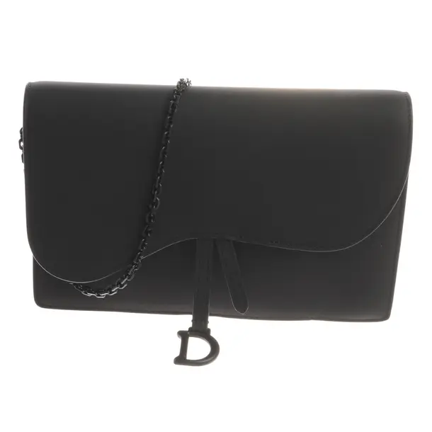 Wallet on Chain, in Black, Leather, Dior