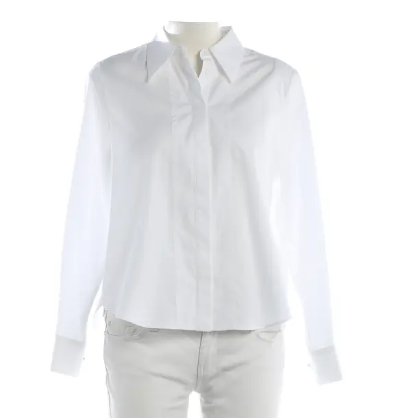 Blouse, in White, Cotton, Windsor