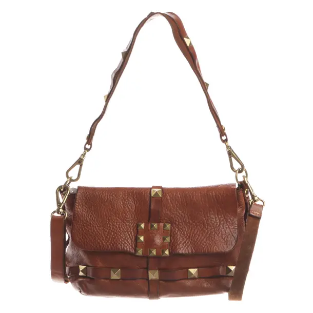 Shoulder Bag, in Brown, Leather, Campomaggi