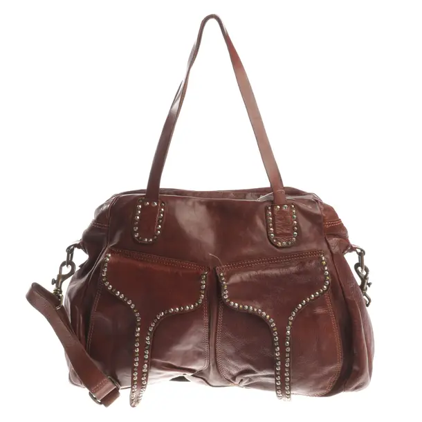 Shoulder Bag, in Brown, Leather, Campomaggi