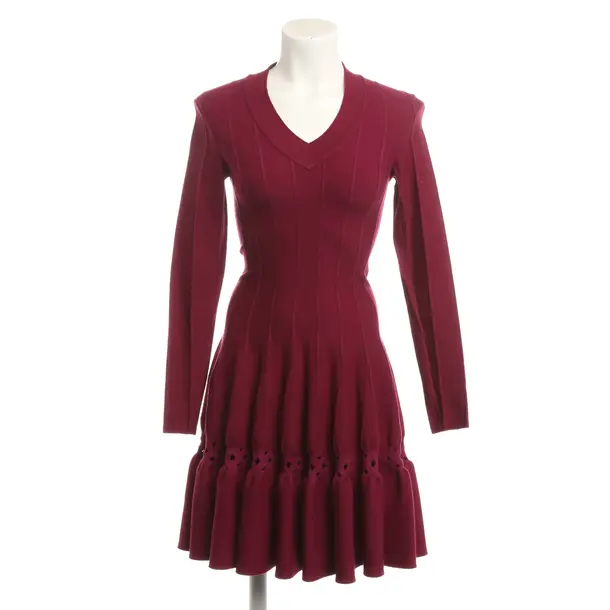 Dress, in Bordeaux, Wool, Alaia