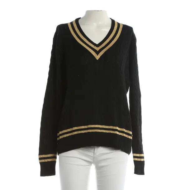 Pullover, in Schwarz, Baumwolle, Ralph Lauren Black Label
