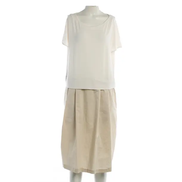 Dress, in Beige, Cotton, FFC