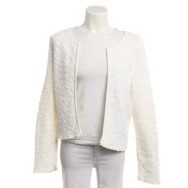 Summer Jacket, in White, Cotton, Marc Cain
