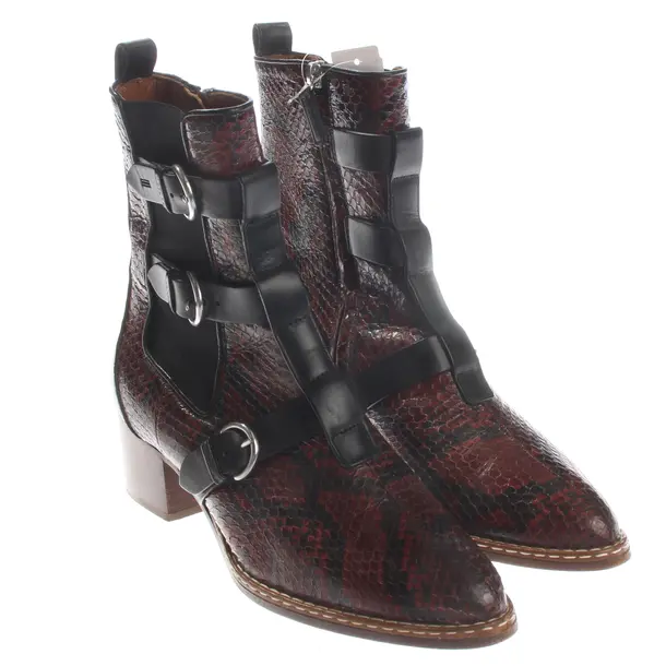 Ankle Boots, in Red, Etro