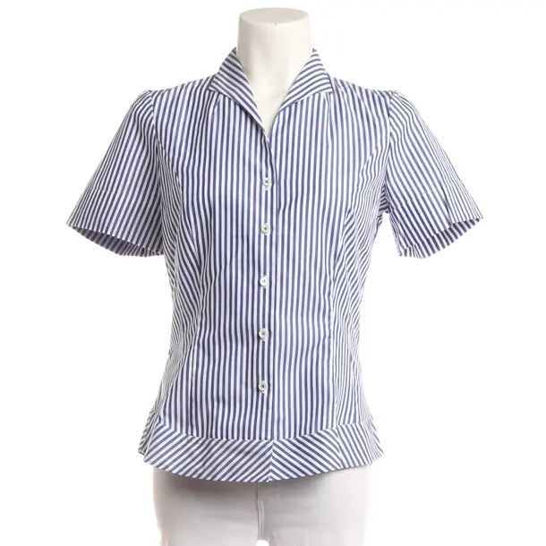 Bluse, in Blau, Baumwolle, Van Laack