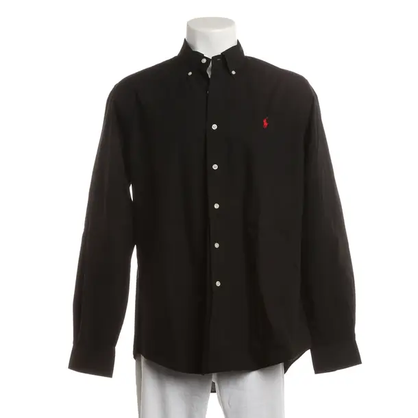 Shirt, in Black, Cotton, Polo Ralph Lauren