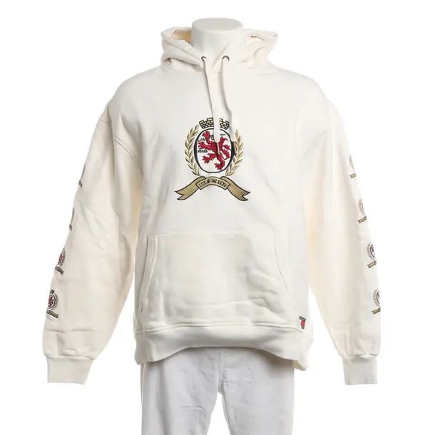 Hoodie, in Cream, Cotton, Tommy Hilfiger
