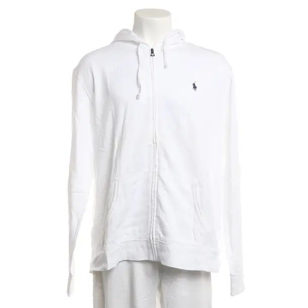 Felpa con cerniera, in Bianco, Cotone, Polo Ralph Lauren