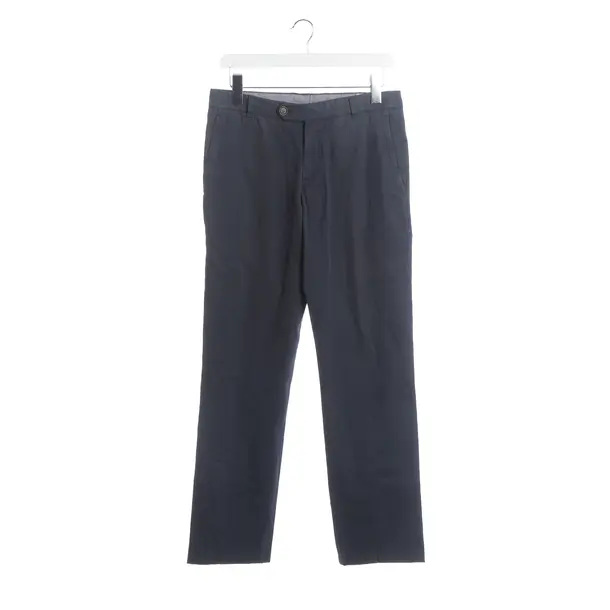 Pants, in Navy, Cotton, Brunello Cucinelli