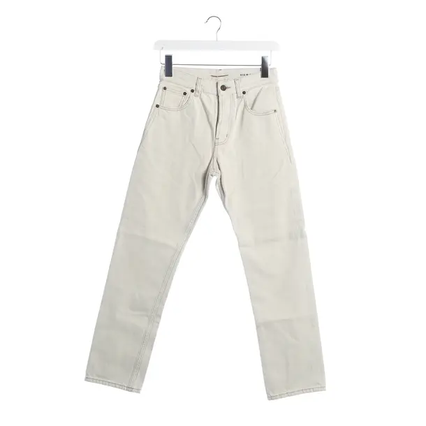 Slim Fit Jeans, in Beige, Cotton, Saint Laurent