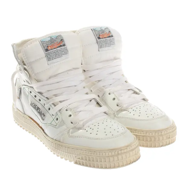 Sneaker alta, in Bianco, Bianco sporco