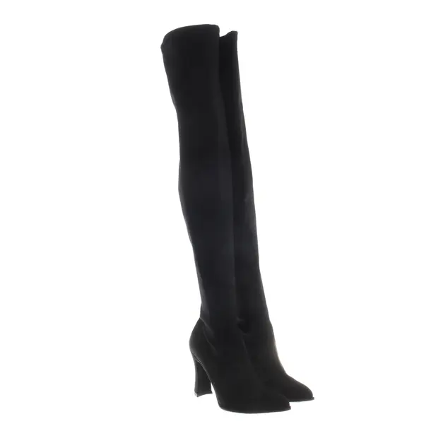 Overkneestiefel, in Schwarz, Stuart Weitzman
