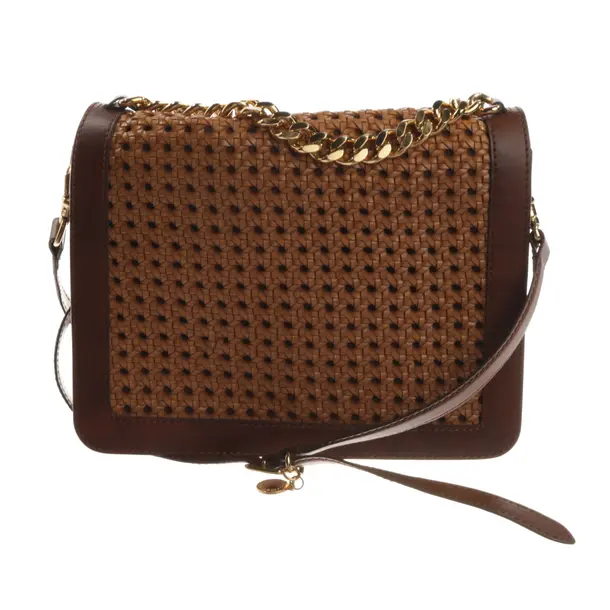 Shoulder Bag, in Brown, Leather, Stella McCartney
