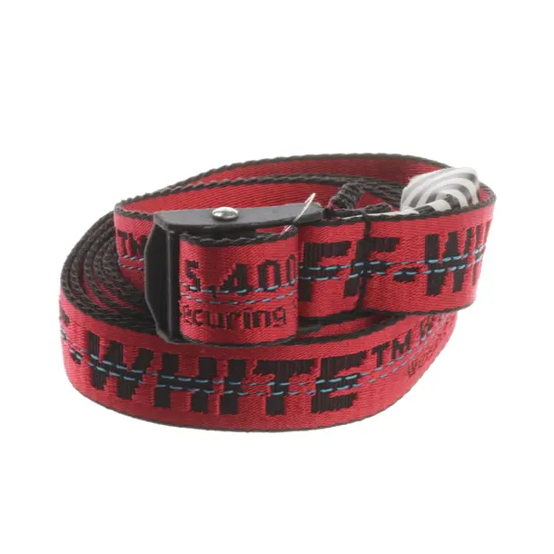 Belt, in Red, Polyimide, Off-White