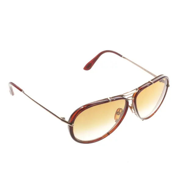 Sonnenbrille, in Gold, Kunststoff / Metall, Tom Ford