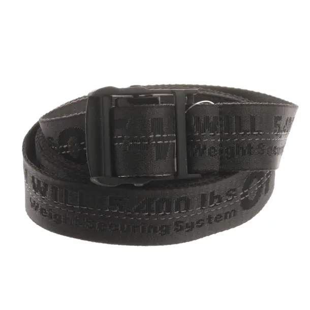 Belt, in Black, Polyimide, Off-White