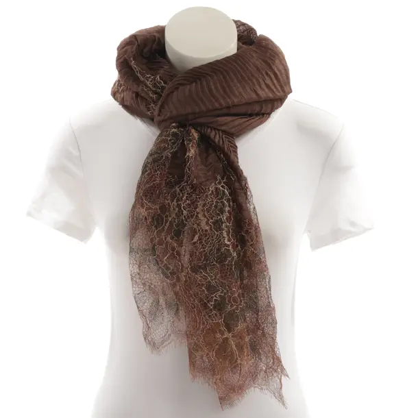 Shawl, in Brown, Cashmere, Valentino