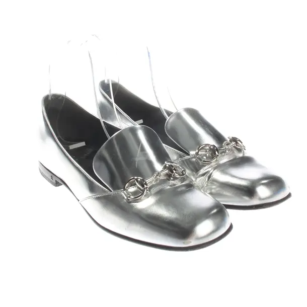 Mocassini, in argento, Gucci