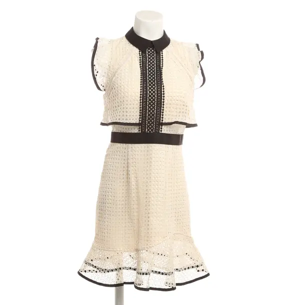 Cocktail Dress, in Beige, Cotton, self-portrait