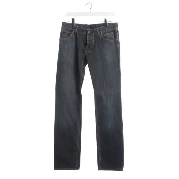 Jeans Straight Fit, in Navy, Baumwolle, Gucci