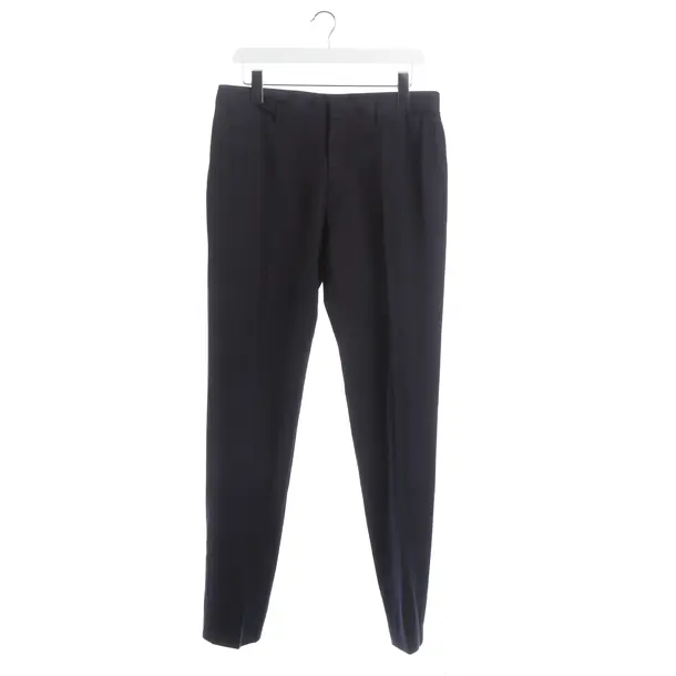 Pants, in Navy, Wool, Fendi