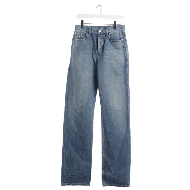 Jeans straight fit, in Blu, Cotone, Saint Laurent