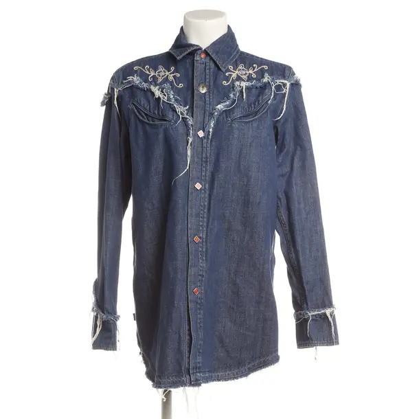 Denim Dress, in Blue, Cotton, Alanui