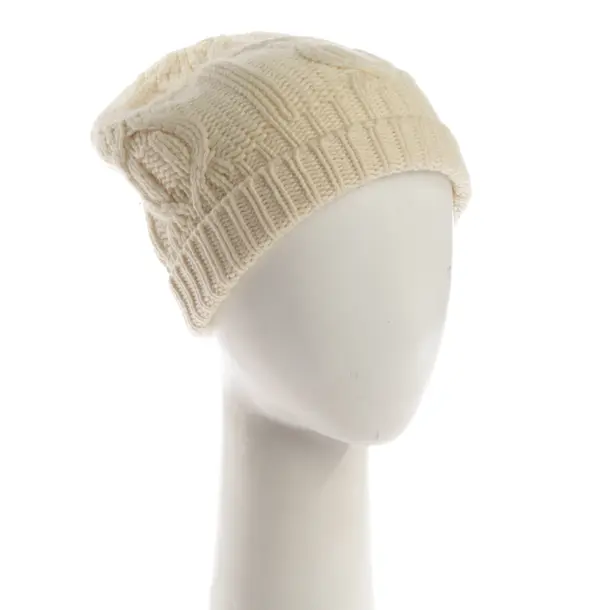 Mütze, in Beige, Kaschmir, Malo