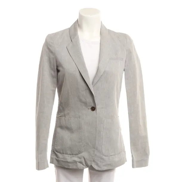 Blazer, in Hellgrau, Leinen, Forte_Forte
