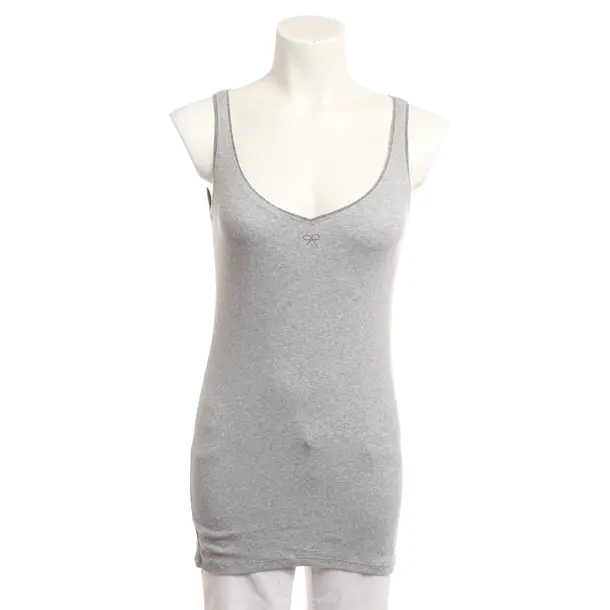 Top, in Light Gray, Cotton, Brunello Cucinelli