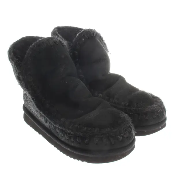 Winter Boots, in Dark Gray, Mou