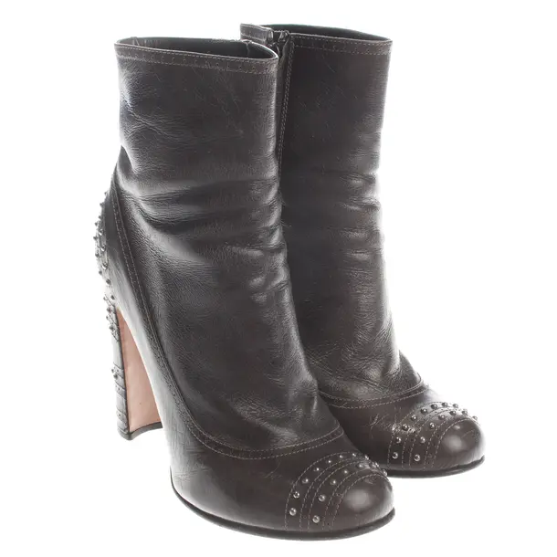 Ankle Boots, in Gray, Prada