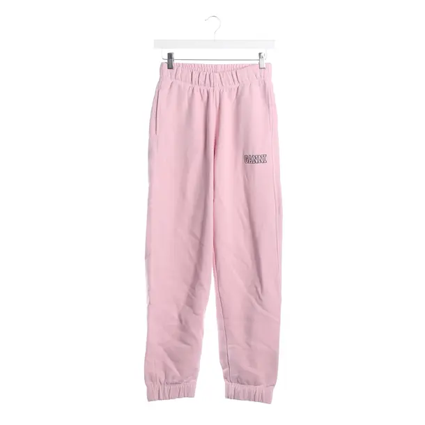Sweatpants, in Light Pink, Cotton, Ganni