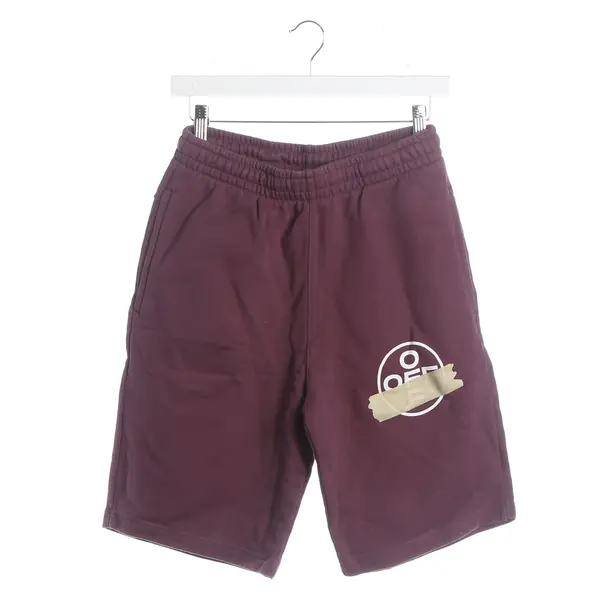 Shorts, in Purple, Cotton, Off-White