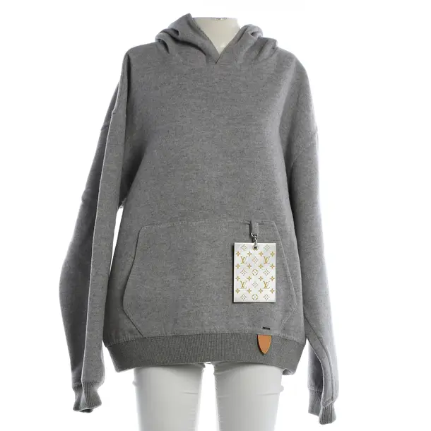 Felpa con cappuccio, in Grigio, Lana, Louis Vuitton