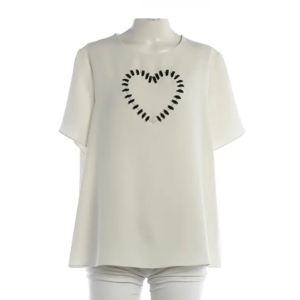 Blouse, in White, Polyester, Moschino