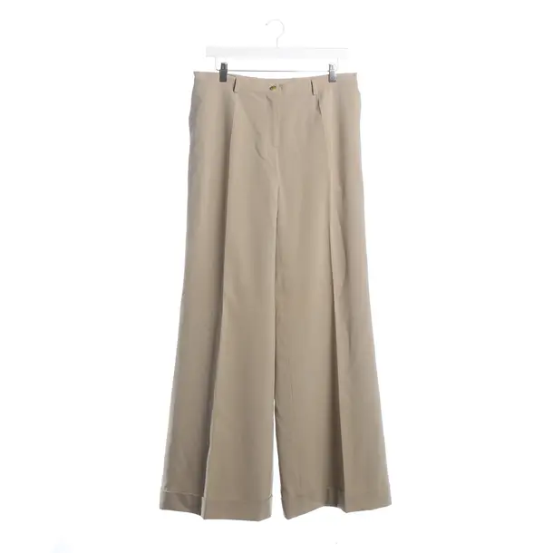 Pants, in Beige, Wool, Salvatore Ferragamo