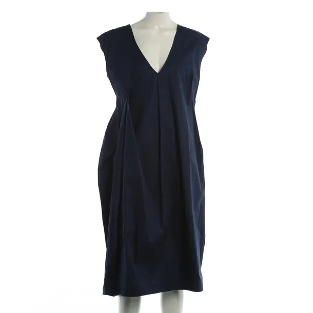 Kleid, in Navy, Baumwolle, Jil Sander