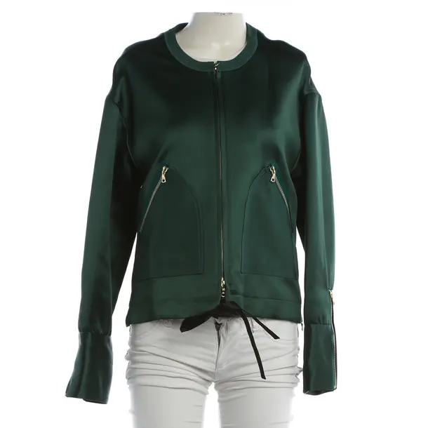 Übergangsjacke, in Grün, Viskose, Victoria Beckham