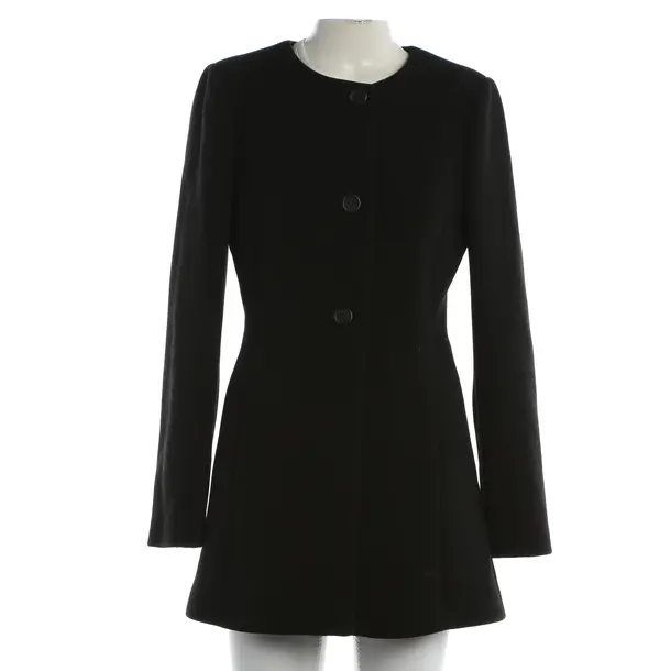 Mid-Season Coat, in Black, Wool, Twin Set