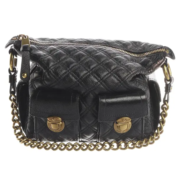 Schultertasche, in Schwarz, Leder, Marc Jacobs