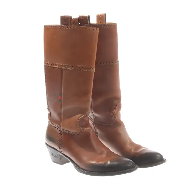 Stiefel, in Hellbraun, Gucci
